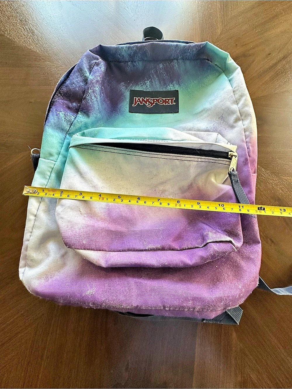Jansport Tie Dye Backpack in Purple & Turquoise